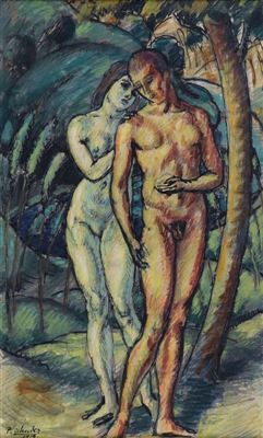 Adam und Eva by Paul Zehnder - Auction record, sale price, and art valuation. Compare with similar artists and explore comparable artworks.