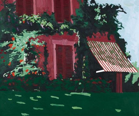 Sonnige Gartenpartie