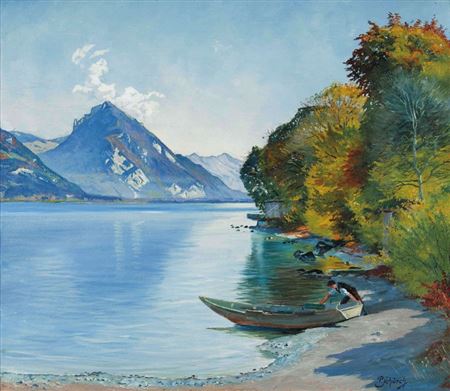 "Thunersee von Leissigen aus"