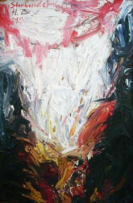 Sterbender Vogel (1990) by Hartmut Best - Auction record, sale price, and art valuation. Compare with similar artists and explore comparable artworks.