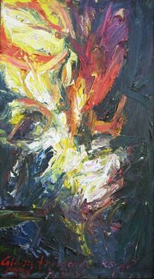 Gierig fressende Köpfe (1990) by Hartmut Best - Auction record, sale price, and art valuation. Compare with similar artists and explore comparable artworks.