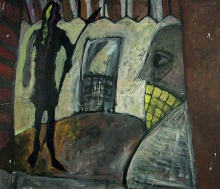 Bewachtes Zimmer (1982) by Frank Panse - Auction record, sale price, and art valuation. Compare with similar artists and explore comparable artworks.