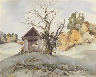 Blick auf den Schöckel vom Gösser by Peter Stubinger - Auction record, sale price, and art valuation. Compare with similar artists and explore comparable artworks.