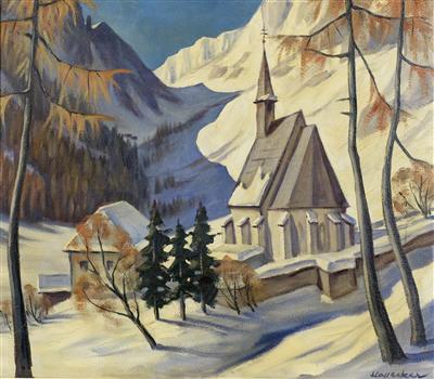 Bergkirche im Winter