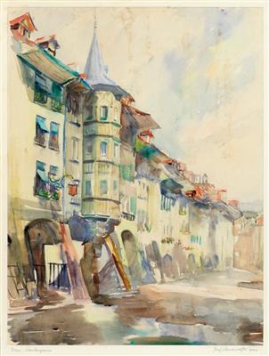 Kesslergasse/Bern by Josef Schneeweiss - Auction record, sale price, and art valuation. Compare with similar artists and explore comparable artworks.