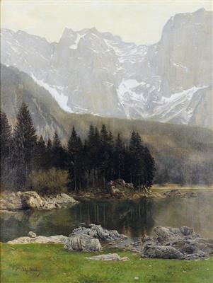 Gebirgssee by Victor Mytteis - Auction record, sale price, and art valuation. Compare with similar artists and explore comparable artworks.