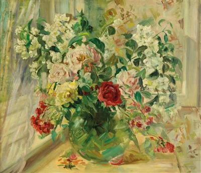 Blumenstillleben by Elisabeth Laske Kesselbauer - Auction record, sale price, and art valuation. Compare with similar artists and explore comparable artworks.