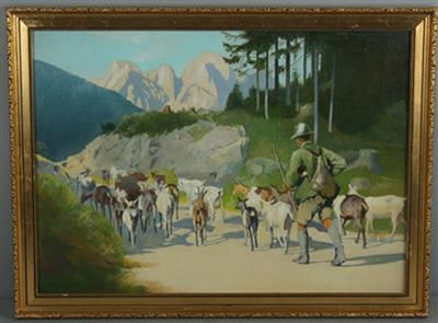 Almauftrieb in den Dolomiten by Ferdinand Karl Gold - Auction record, sale price, and art valuation. Compare with similar artists and explore comparable artworks.