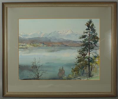 "Blick auf den Wörthersee"