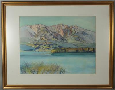 "Faakersee mit Karawanken"