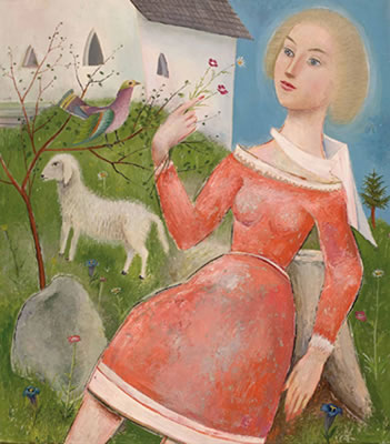 "Mädchen im roten Kleid" by Robert Angerhofer - Auction record, sale price, and art valuation. Compare with similar artists and explore comparable artworks.