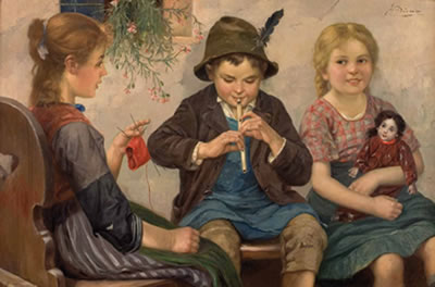 Spielende Kinder