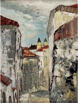 Sample artwork by Ernst Reischenbock (1923 - 1973), known for painting - View similar artists and auction records