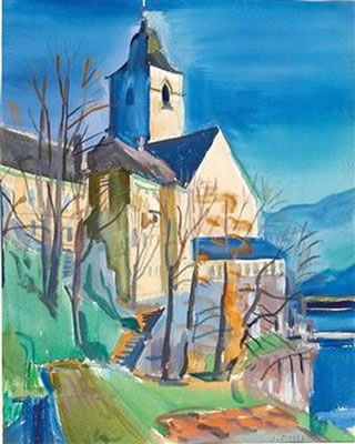 "Pfarrkirche von St. Wolfgang by Otto Trubel - Auction record, sale price, and art valuation. Compare with similar artists and explore comparable artworks.