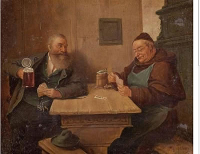 Beim Kartenspiel