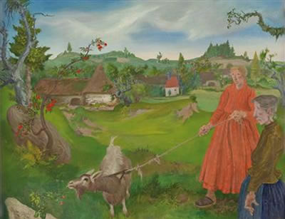 Naschhafte Ziege
