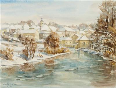 "Steyr Wehrgraben" by Franz Dworschak - Auction record, sale price, and art valuation. Compare with similar artists and explore comparable artworks.