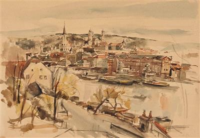 "Blick vom Schanzl auf Passau"