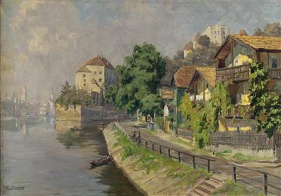 Passau by Richard Mahler - Auction record, sale price, and art valuation. Compare with similar artists and explore comparable artworks.
