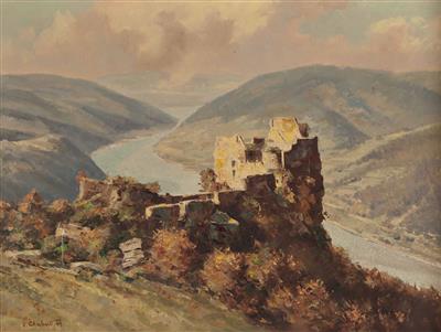 "Ruine Aggstein" by Egon Chabert - Auction record, sale price, and art valuation. Compare with similar artists and explore comparable artworks.