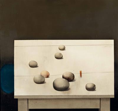 "Steine am Tisch" by Ernst Balluf - Auction record, sale price, and art valuation. Compare with similar artists and explore comparable artworks.