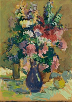 Blumenstillleben by Leo Abramowicz - Auction record, sale price, and art valuation. Compare with similar artists and explore comparable artworks.