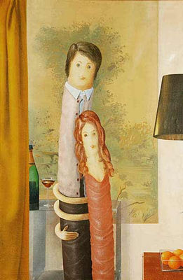 Portrait of Jan Kratochvil: A Self Portrait with His Wife