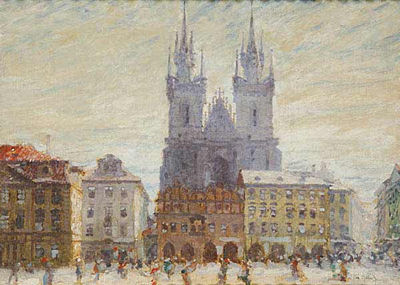 Sample artwork by Jan Spacil-Zeranovsky (1892 - 1982), known for painting - View similar artists and auction records