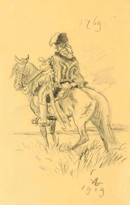 A Hussar by Mikolas Ales - Auction record, sale price, and art valuation. Compare with similar artists and explore comparable artworks.