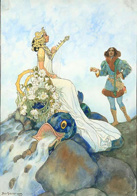 A Fairytale Scene - illustration