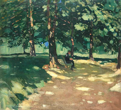 Benches in a Park