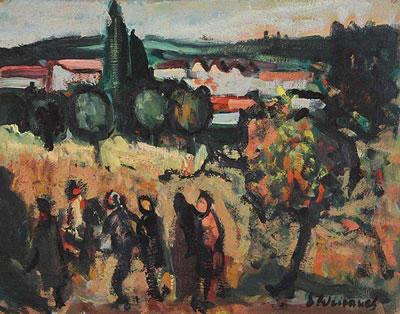 On the Road by Emil Weirauch - Auction record, sale price, and art valuation. Compare with similar artists and explore comparable artworks.