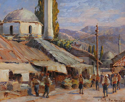 A Sarajevo Street by Vaclav Prihoda - Auction record, sale price, and art valuation. Compare with similar artists and explore comparable artworks.