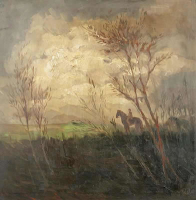 A Landscape with a Rider