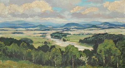 A Summer Landscape with a River