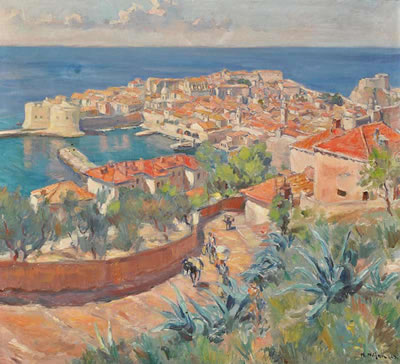 Sample artwork by Niko Miljan (1891 - 1962), known for paintings - View similar artists and auction records