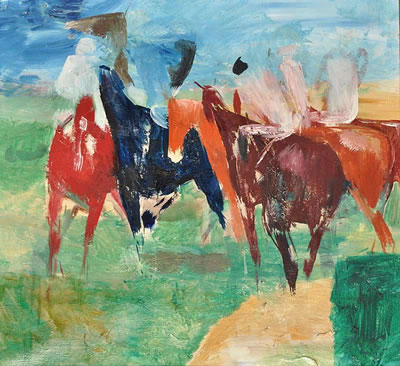 Riders by Radomir Kolar - Auction record, sale price, and art valuation. Compare with similar artists and explore comparable artworks.