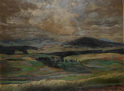 A Landscape with a Hamlet by Karel Nejedly - Auction record, sale price, and art valuation. Compare with similar artists and explore comparable artworks.
