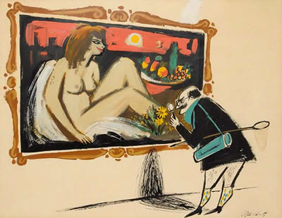 Sample artwork by Oldrich Jelinek (Born 1930), known for paintings - View similar artists and auction records
