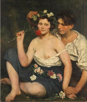 Liebende by Vladimir Stribrny - Auction record, sale price, and art valuation. Compare with similar artists and explore comparable artworks.
