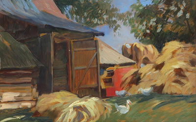 Behind the Barn