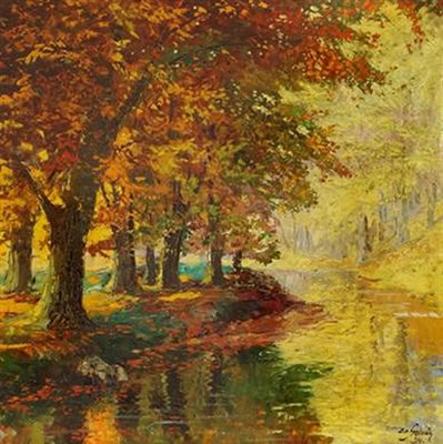An Autumn Landscape by Josef Svoboda - Auction record, sale price, and art valuation. Compare with similar artists and explore comparable artworks.