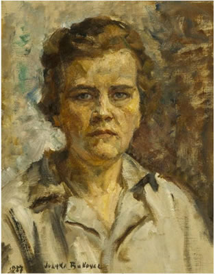 Portrait of Ivanka Bukovac: A Self-portrait