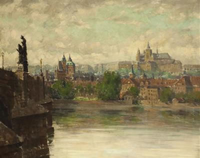 A View of Prague Castle by Stanislaw Feikl - Auction record, sale price, and art valuation. Compare with similar artists and explore comparable artworks.