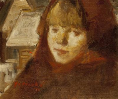 A Girl from Orava by Maria Medvecka - Auction record, sale price, and art valuation. Compare with similar artists and explore comparable artworks.