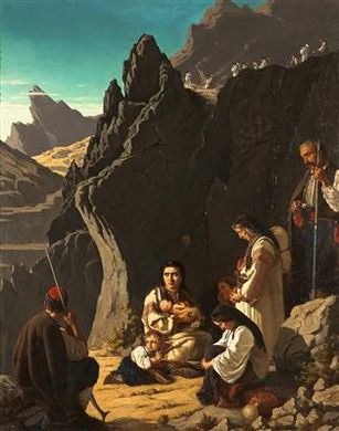 Sample artwork by Josef Huttary (1848 - 1890), known for paintings - View similar artists and auction records
