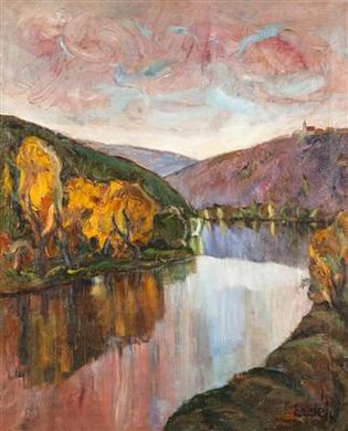 Sample artwork by Bela Erdelyi (1891 - 1955), known for landscape and portrait painting - View similar artists and auction records