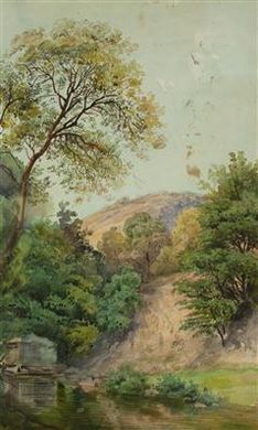 Sample artwork by Amalie Manesova (1817 - 1883), known for landscape painting - View similar artists and auction records