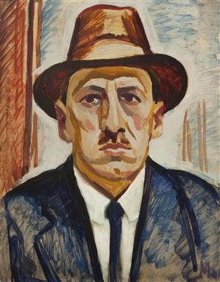 Portrait of Otakar Marvanek: Self-portrait