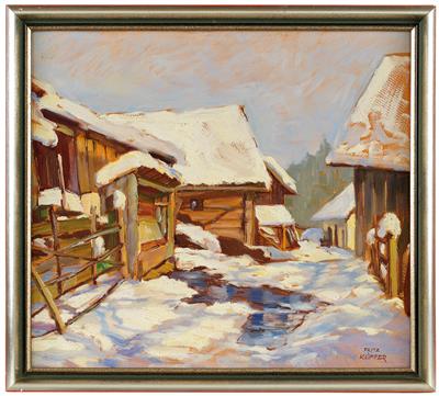 "Gehöft im Winter"